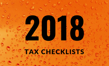 2018 Tax Checklists